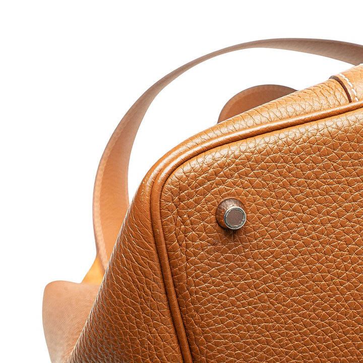Hermès Clemence Picotin Lock 18 Marron – GABY PARIS Authentique