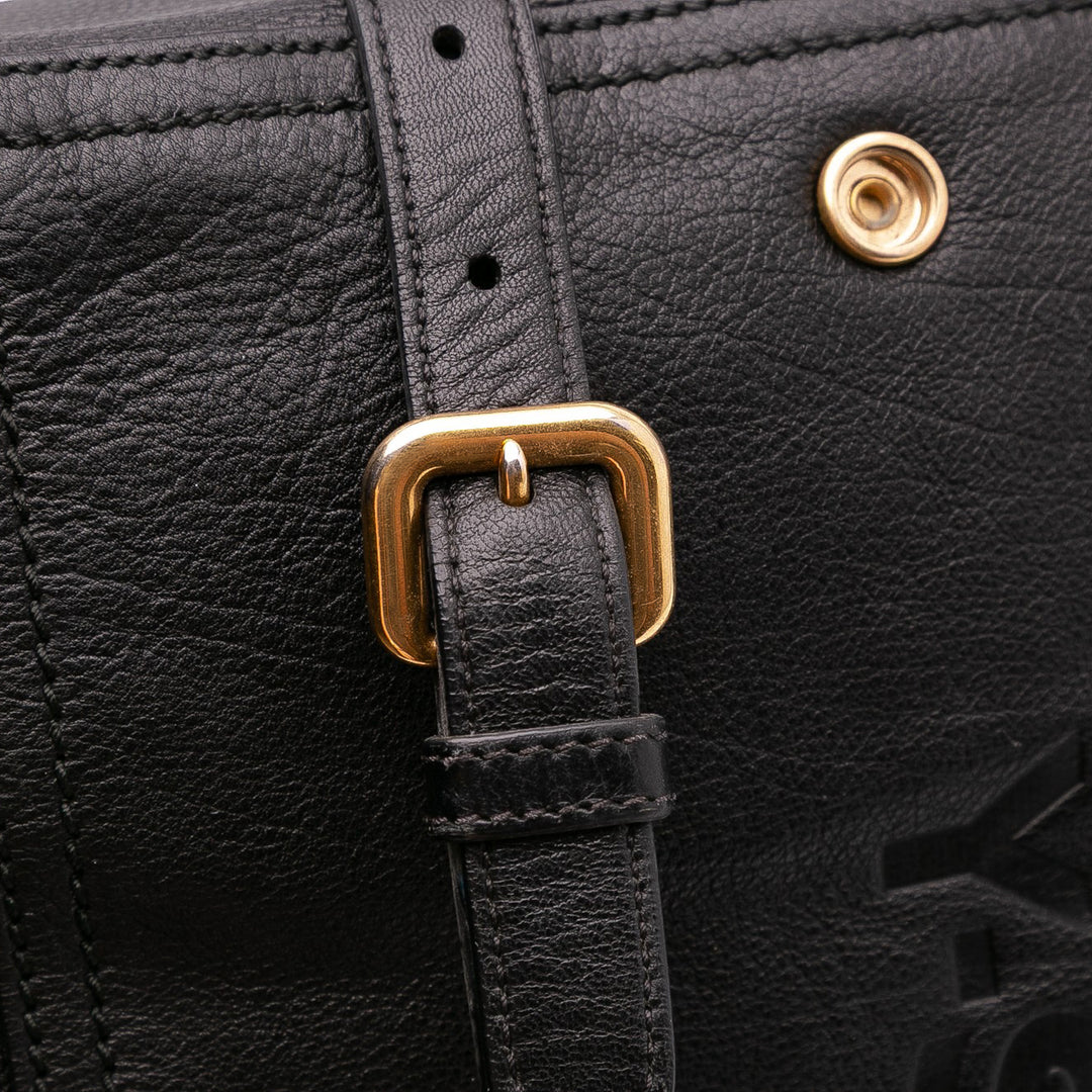 Saint Laurent Medium Cuir Downtown Cabas Noir – GABY PARIS Authentique