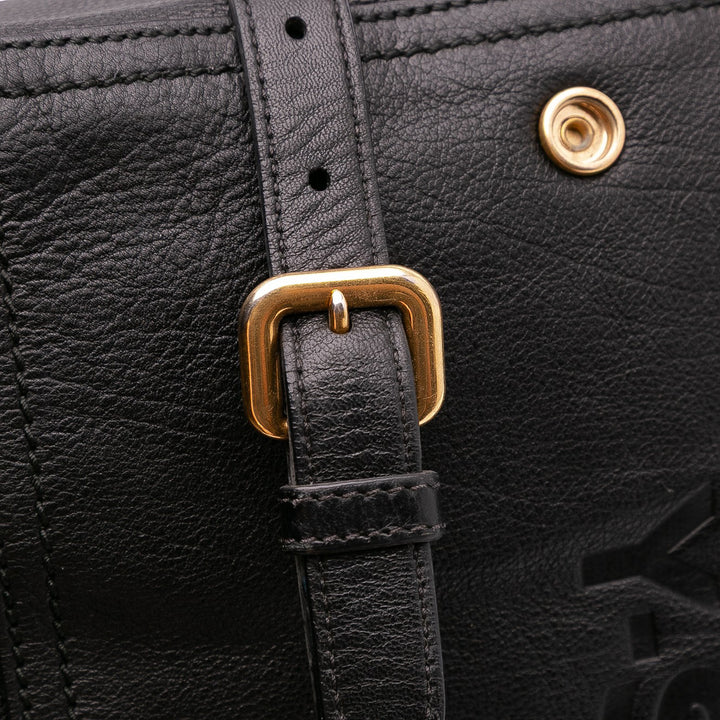 Saint Laurent Medium Cuir Downtown Cabas Noir – GABY PARIS Authentique