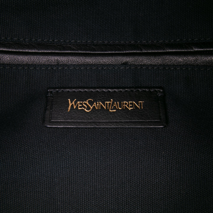 Saint Laurent Medium Cuir Downtown Cabas Noir – GABY PARIS Authentique