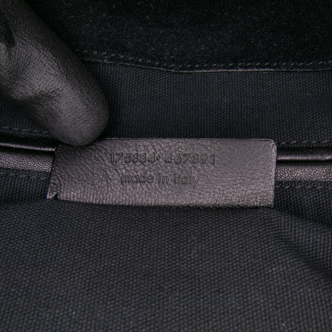 Saint Laurent Medium Cuir Downtown Cabas Noir – GABY PARIS Authentique