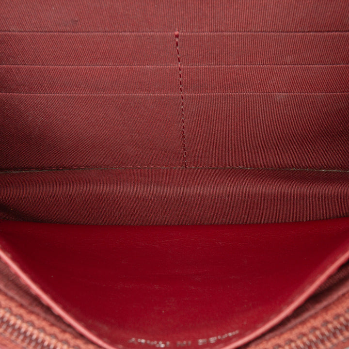 Chanel CC Matelassé Caviar Wallet on Chain