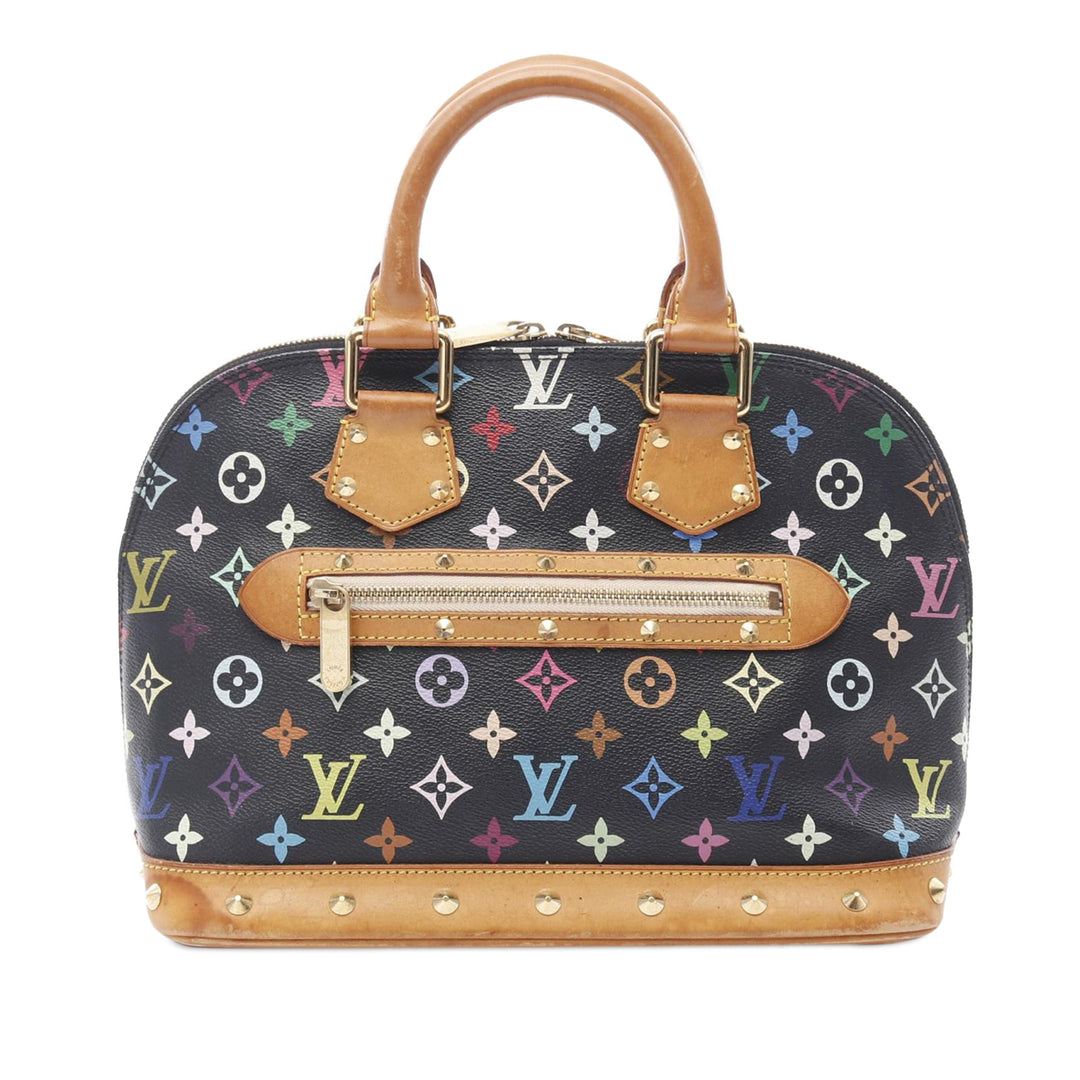 Monogram Multicolore Alma PM Black - Gaby Paris