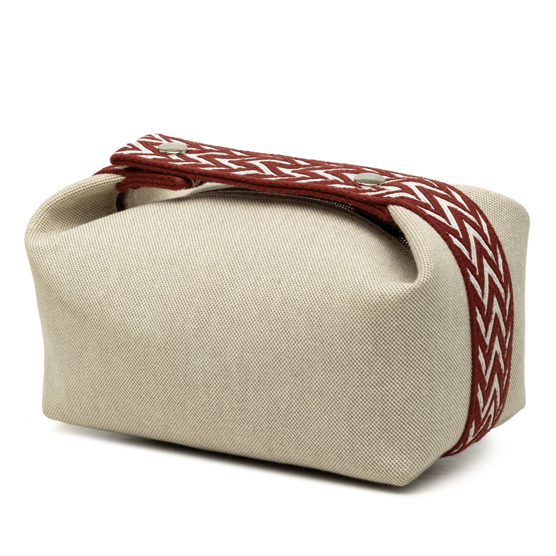 H Plume Bride A Brac Étui Petit Beige