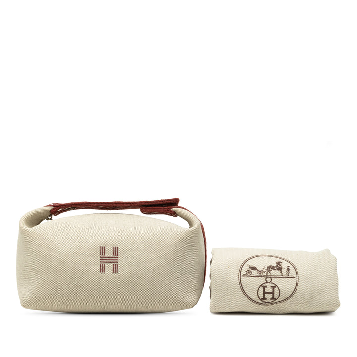 H Plume Bride A Brac Étui Petit Beige