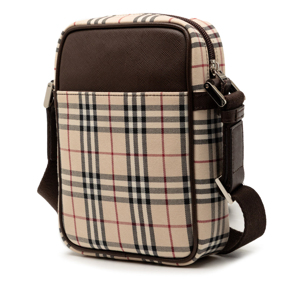 Burberry Sac bandoulière House Check Marron – vue 2 – GABY PARIS