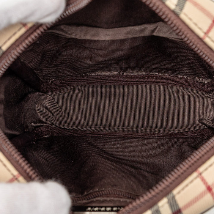 Burberry Sac bandoulière House Check Marron – vue 4 – GABY PARIS