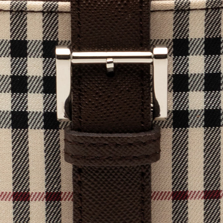 Burberry Sac bandoulière House Check Marron – vue 6 – GABY PARIS
