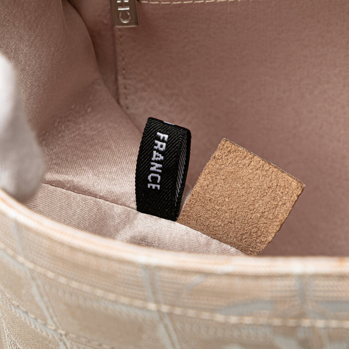 Medium New Travel Line Nylon Single Flap Brown - Gaby Paris