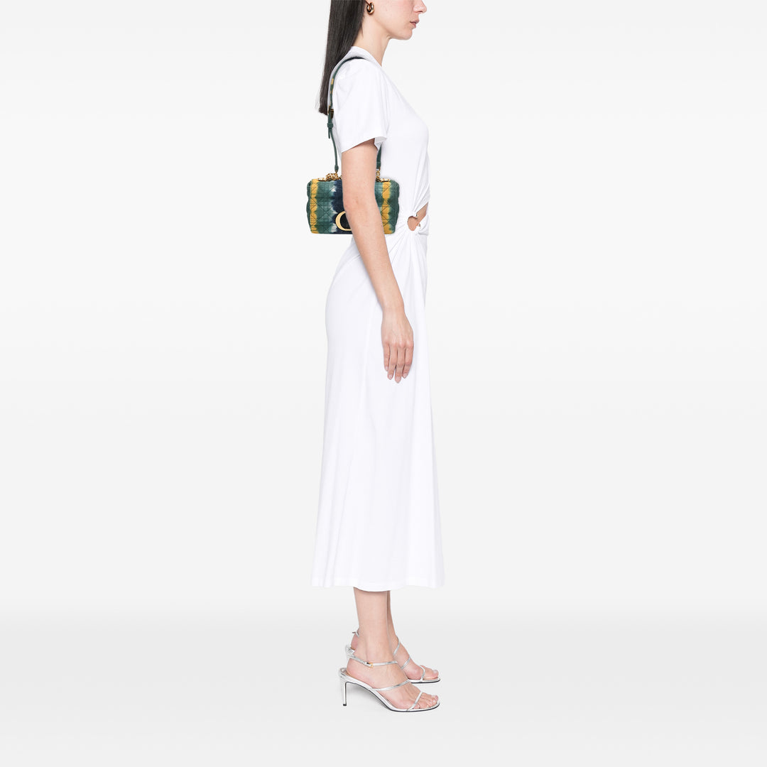 Dior Cannage Tie Dye Caro Sac Petit Jean Vert – vue 6 – GABY PARIS