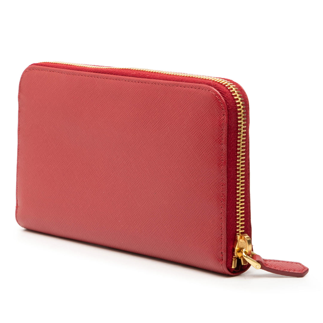 Prada Saffiano Portefeuille long zippé