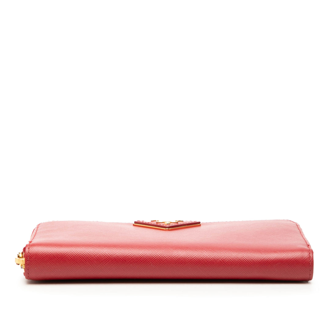 Prada Saffiano Portefeuille long zippé