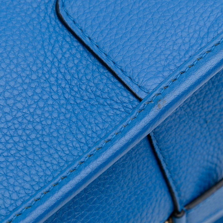 Limited Edition Leather Amazona 28 Blue - Gaby Paris