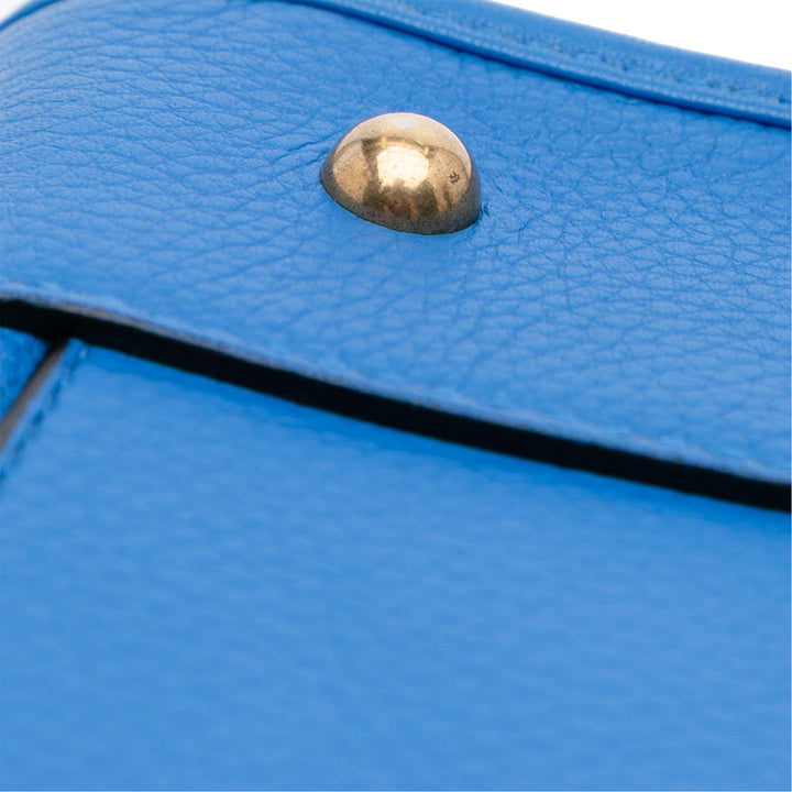 Limited Edition Leather Amazona 28 Blue - Gaby Paris