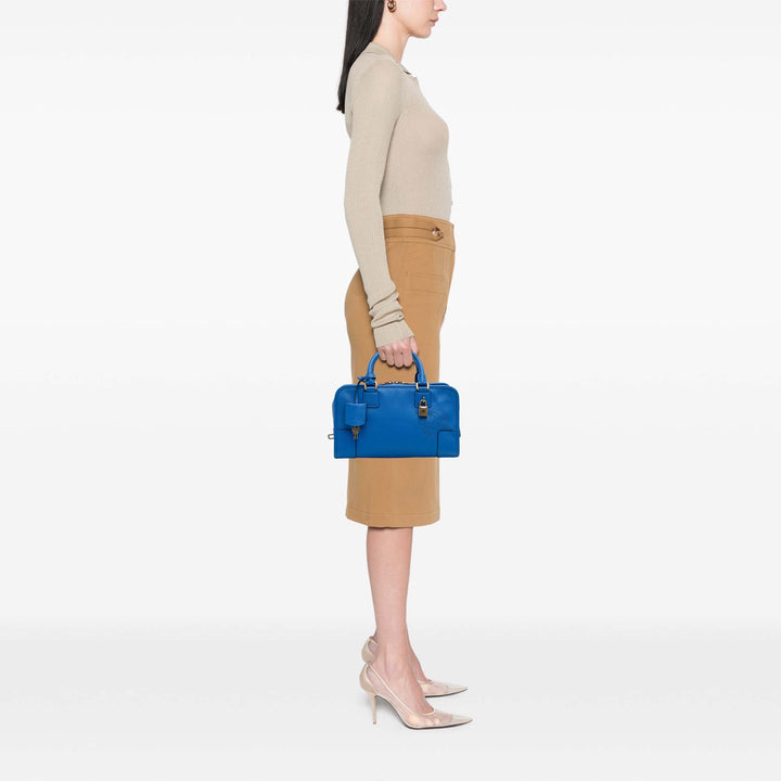 Limited Edition Leather Amazona 28 Blue - Gaby Paris