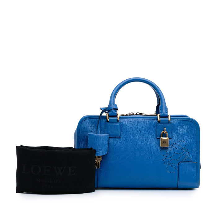 Limited Edition Leather Amazona 28 Blue - Gaby Paris