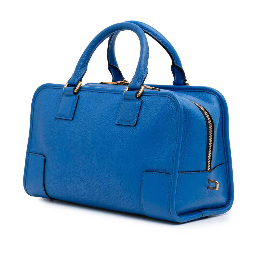 Limited Edition Leather Amazona 28 Blue - Gaby Paris