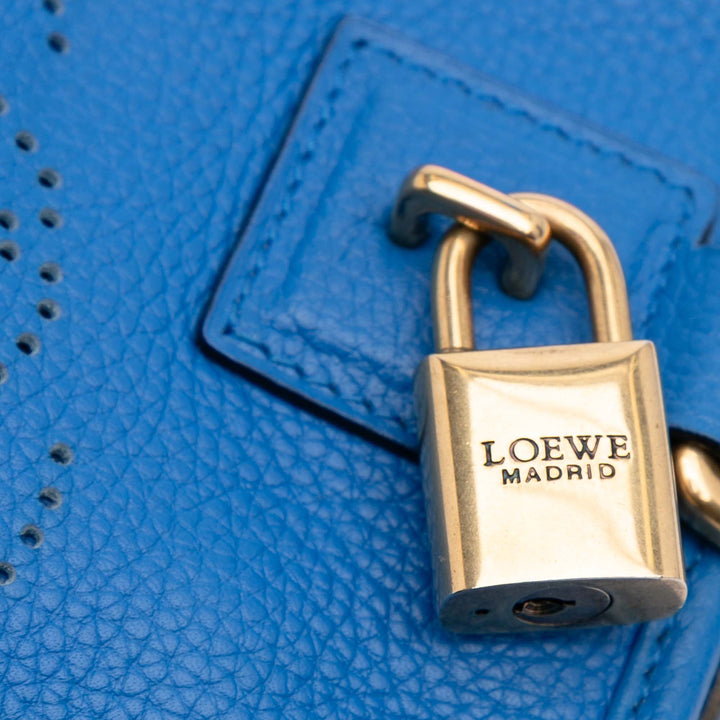 Limited Edition Leather Amazona 28 Blue - Gaby Paris