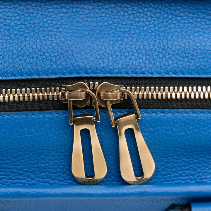 Limited Edition Leather Amazona 28 Blue - Gaby Paris