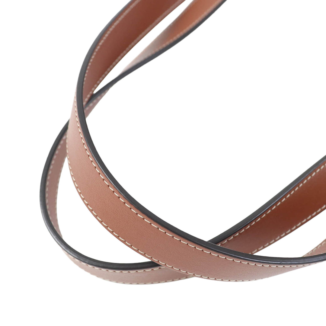 Triomphe Couffin Cabas Moyen Cuir de veau lisse Marron