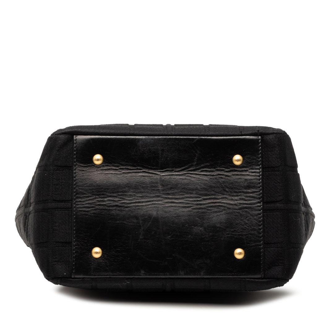 Chanel Jersey CC Chocolate Bar Sac bandoulière