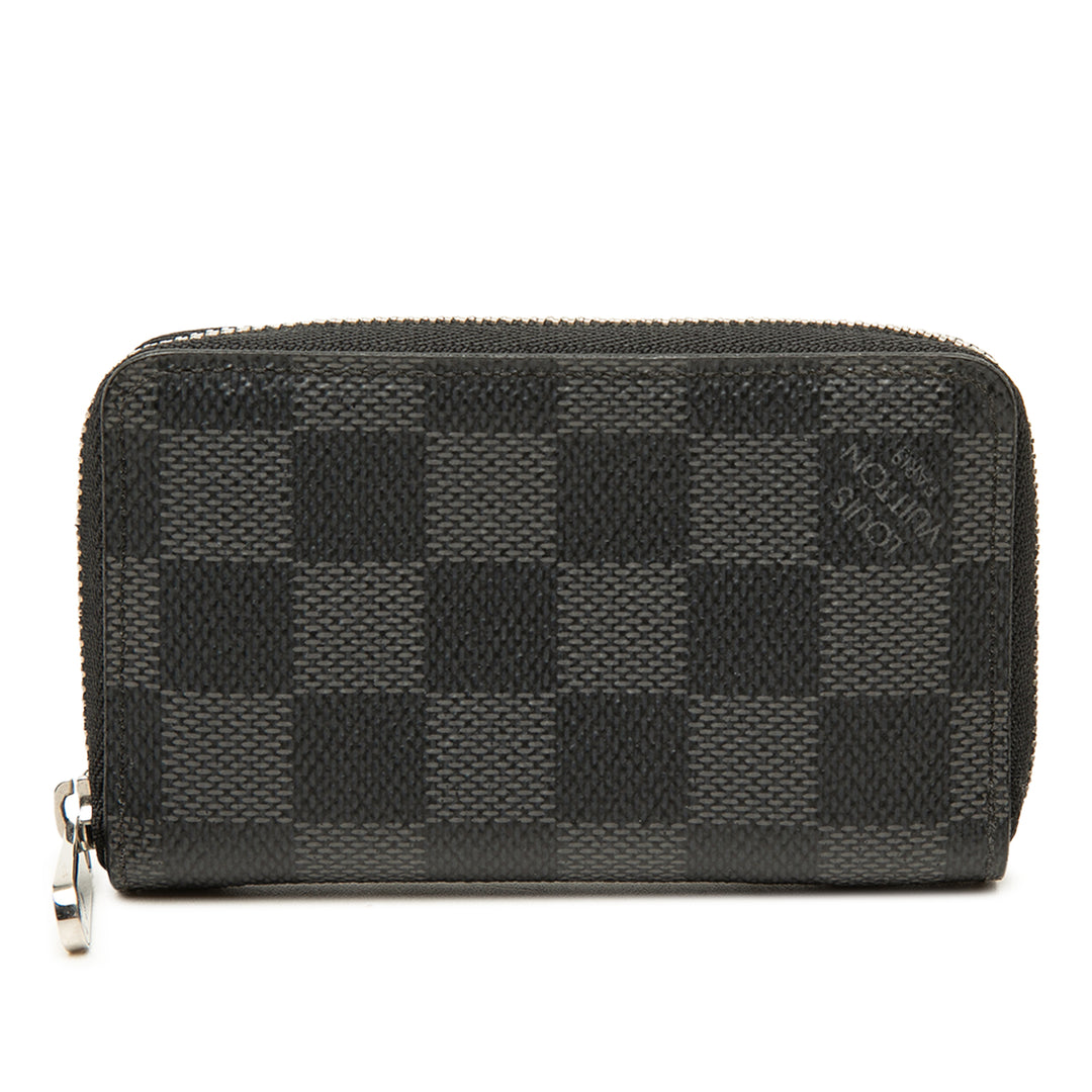 Zippy Porte-monnaie Damier Graphite Noir