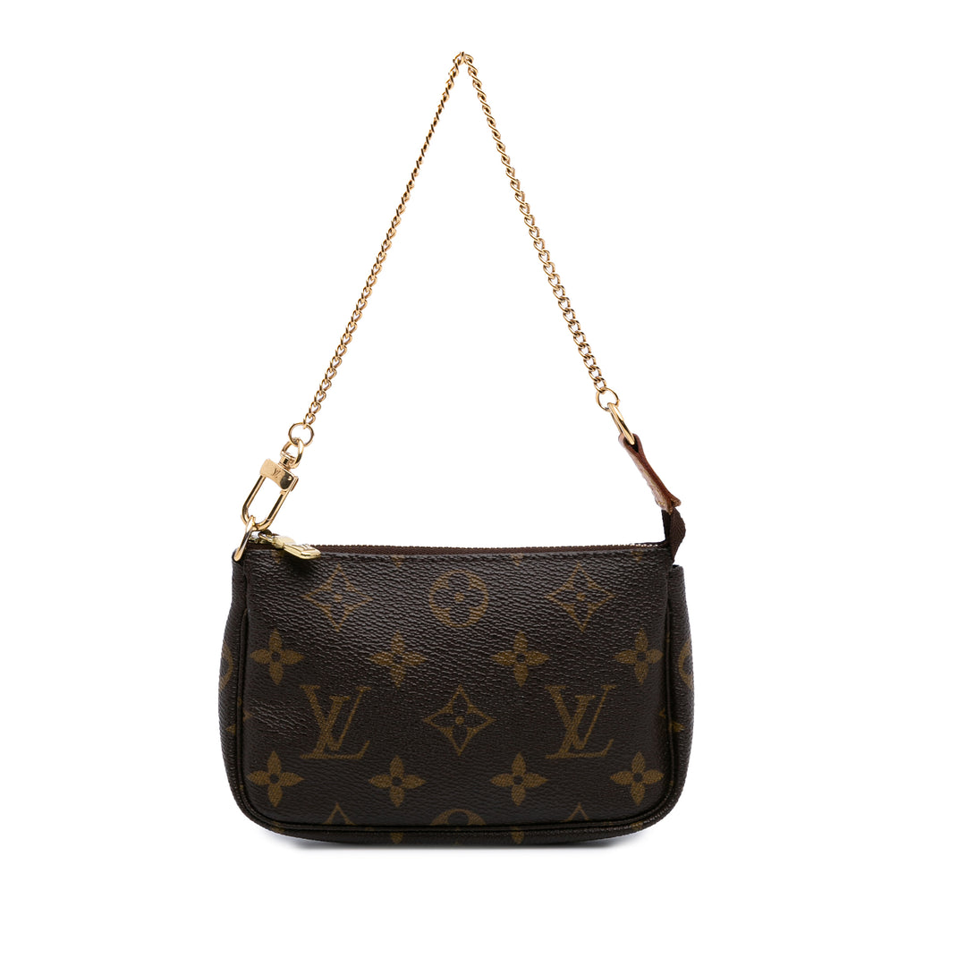 Monogram Mini Pochette Accessoires Brown - Gaby Paris