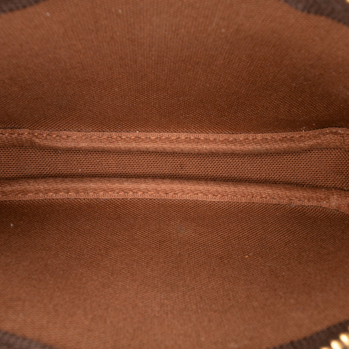 Monogram Mini Pouch Accessories Brown - Gaby Paris