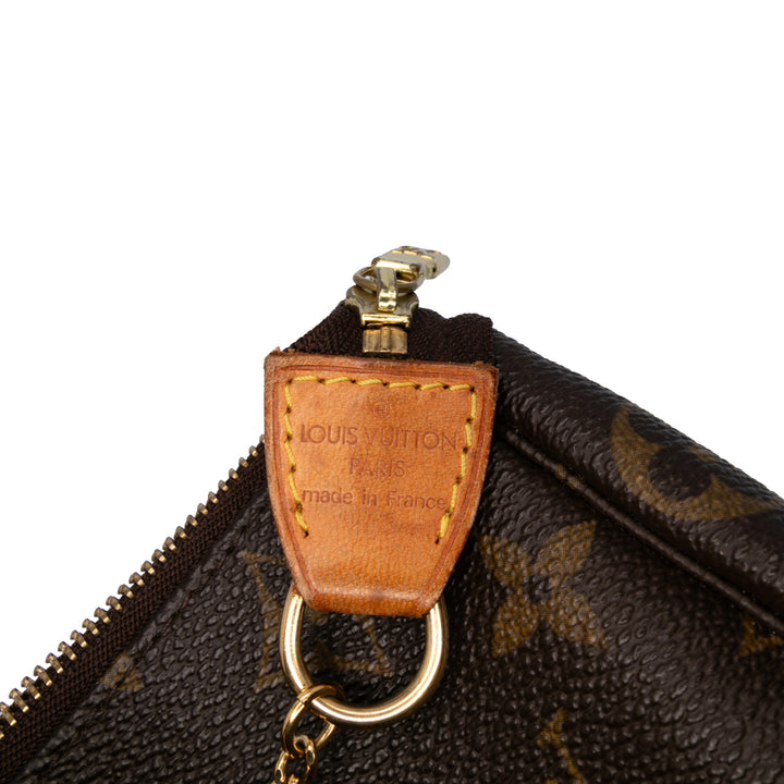 Monogram Mini Pouch Accessories Brown - Gaby Paris