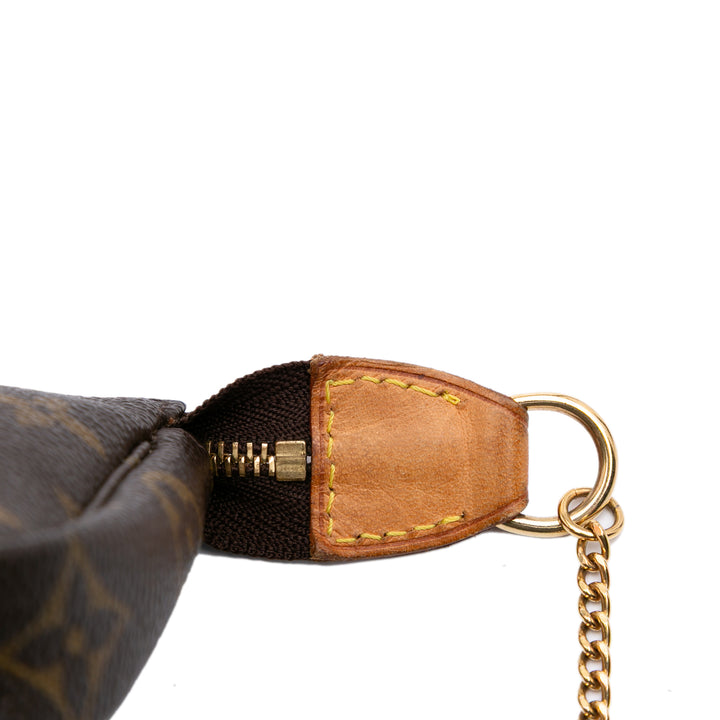 Monogram Mini Pouch Accessories Brown - Gaby Paris