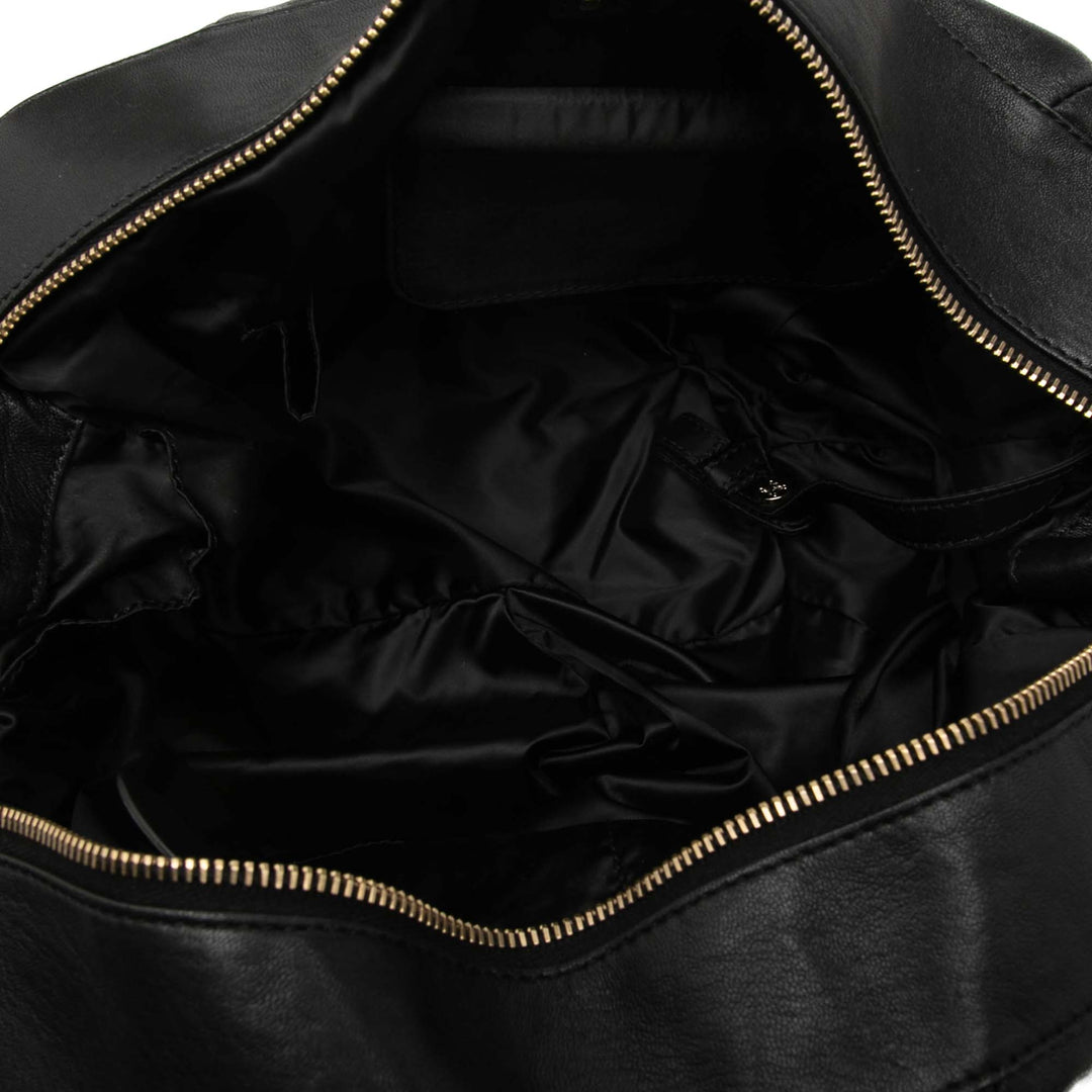 Celine Sac porté épaule Pleated Bittersweet Hobo Cuir de veau Noir – vue 4 – GABY PARIS