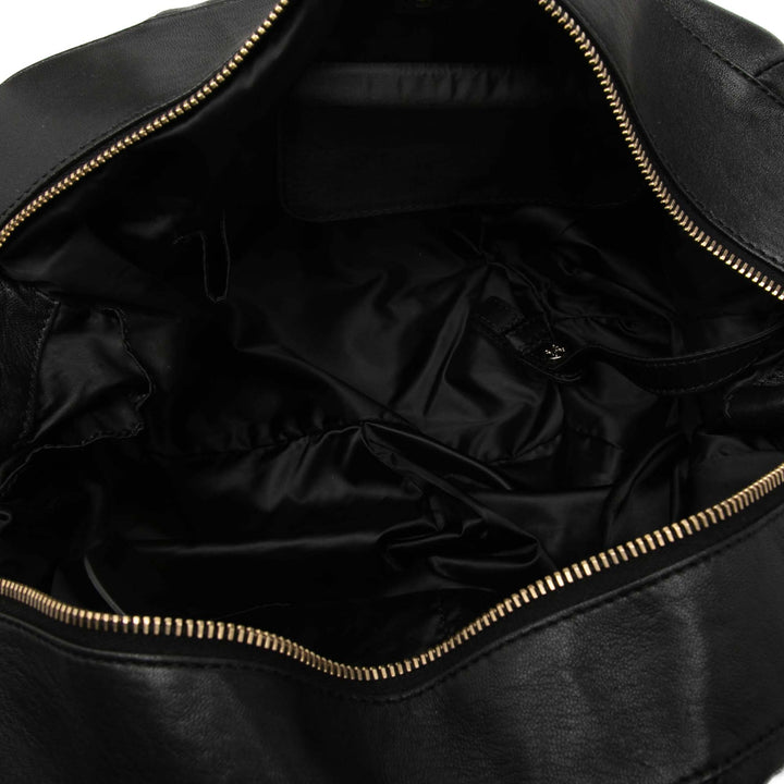 Celine Sac porté épaule Pleated Bittersweet Hobo Cuir de veau Noir – vue 4 – GABY PARIS