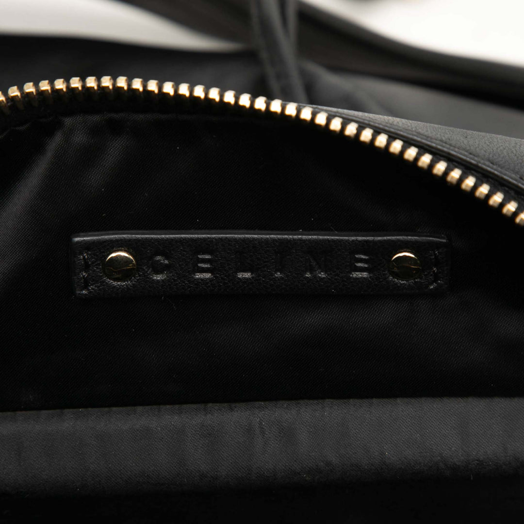 Celine Sac porté épaule Pleated Bittersweet Hobo Cuir de veau Noir – vue 5 – GABY PARIS