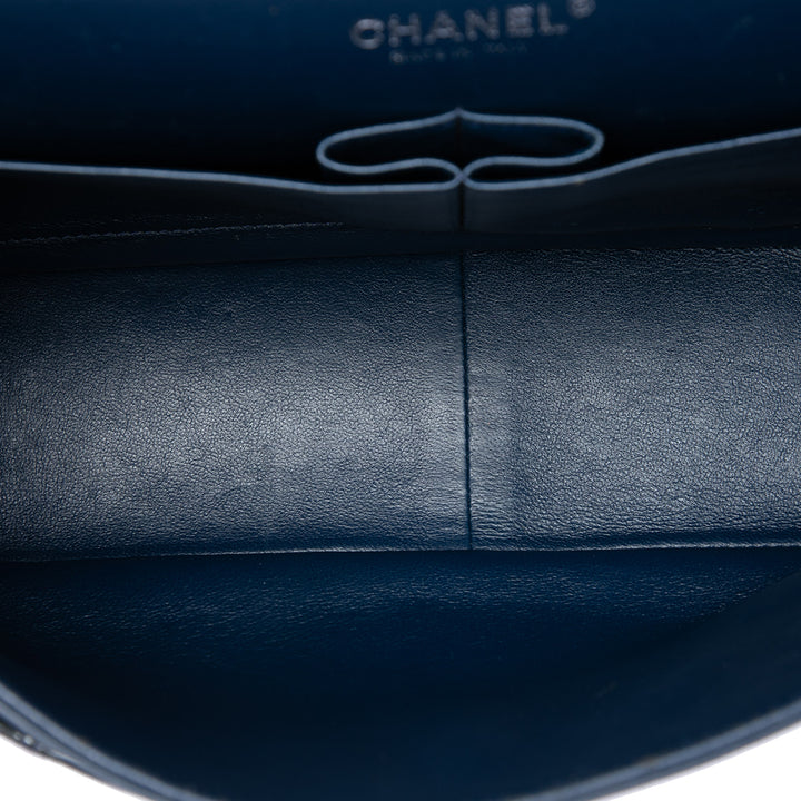Chanel Jumbo Classic Cuir verni Double rabat