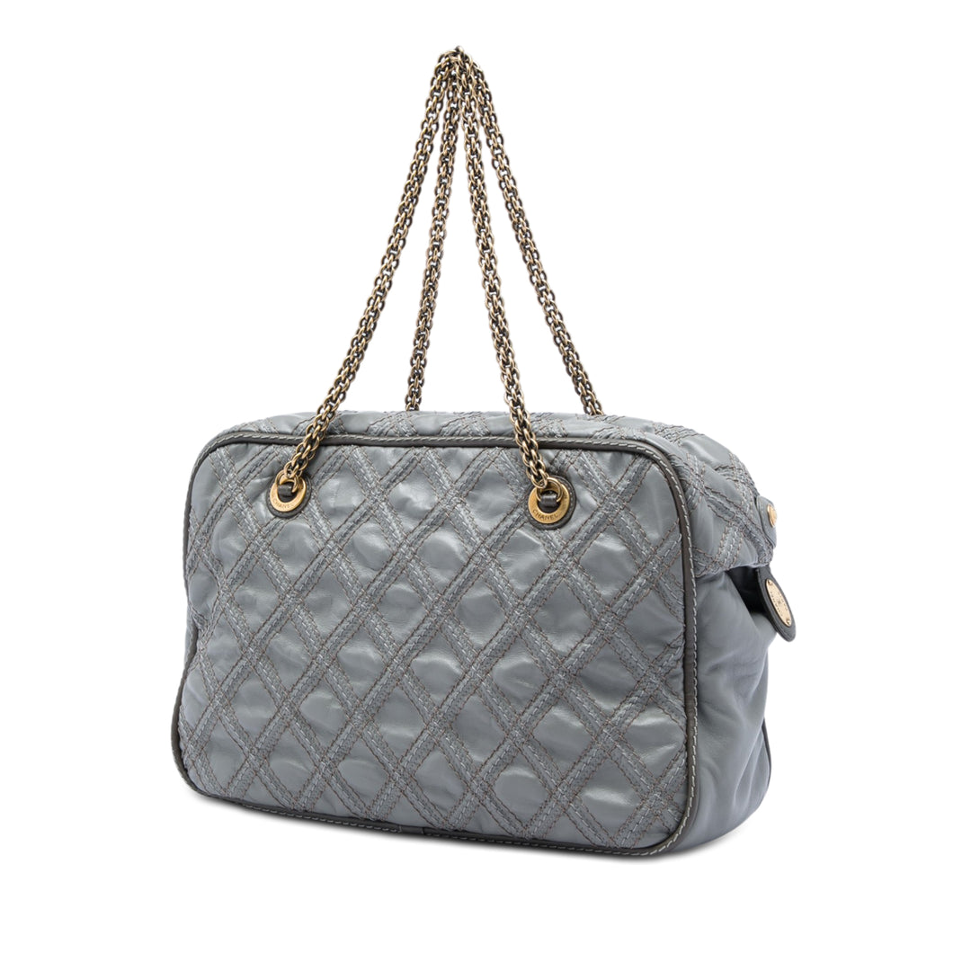 Chanel CC Matelassé Cuir de veau Triptych Cabas