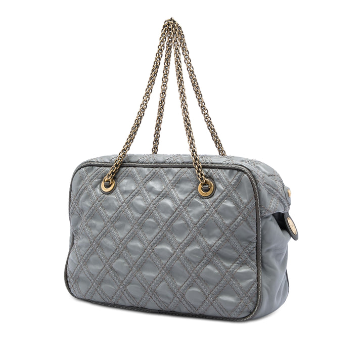 Chanel CC Matelassé Cuir de veau Triptych Cabas