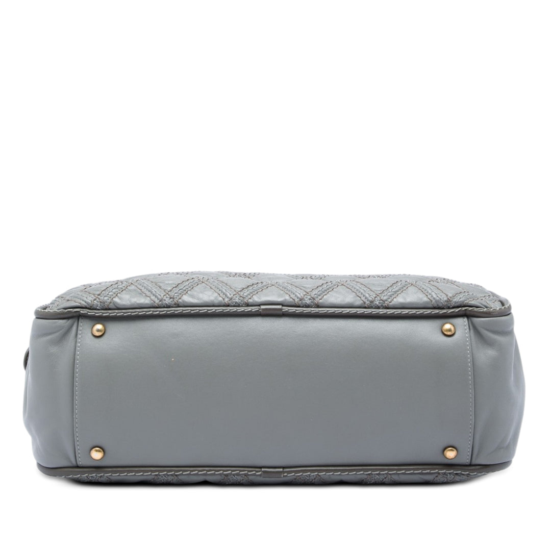 Chanel CC Matelassé Cuir de veau Triptych Cabas