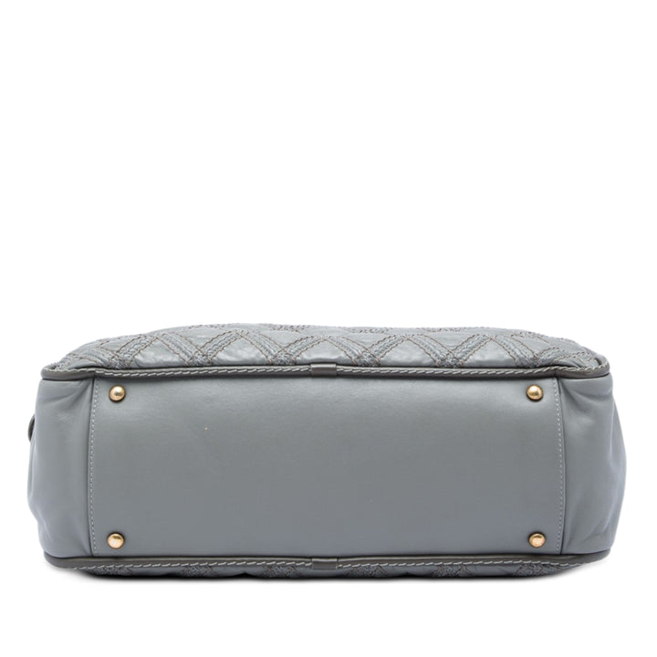Chanel CC Matelassé Cuir de veau Triptych Cabas