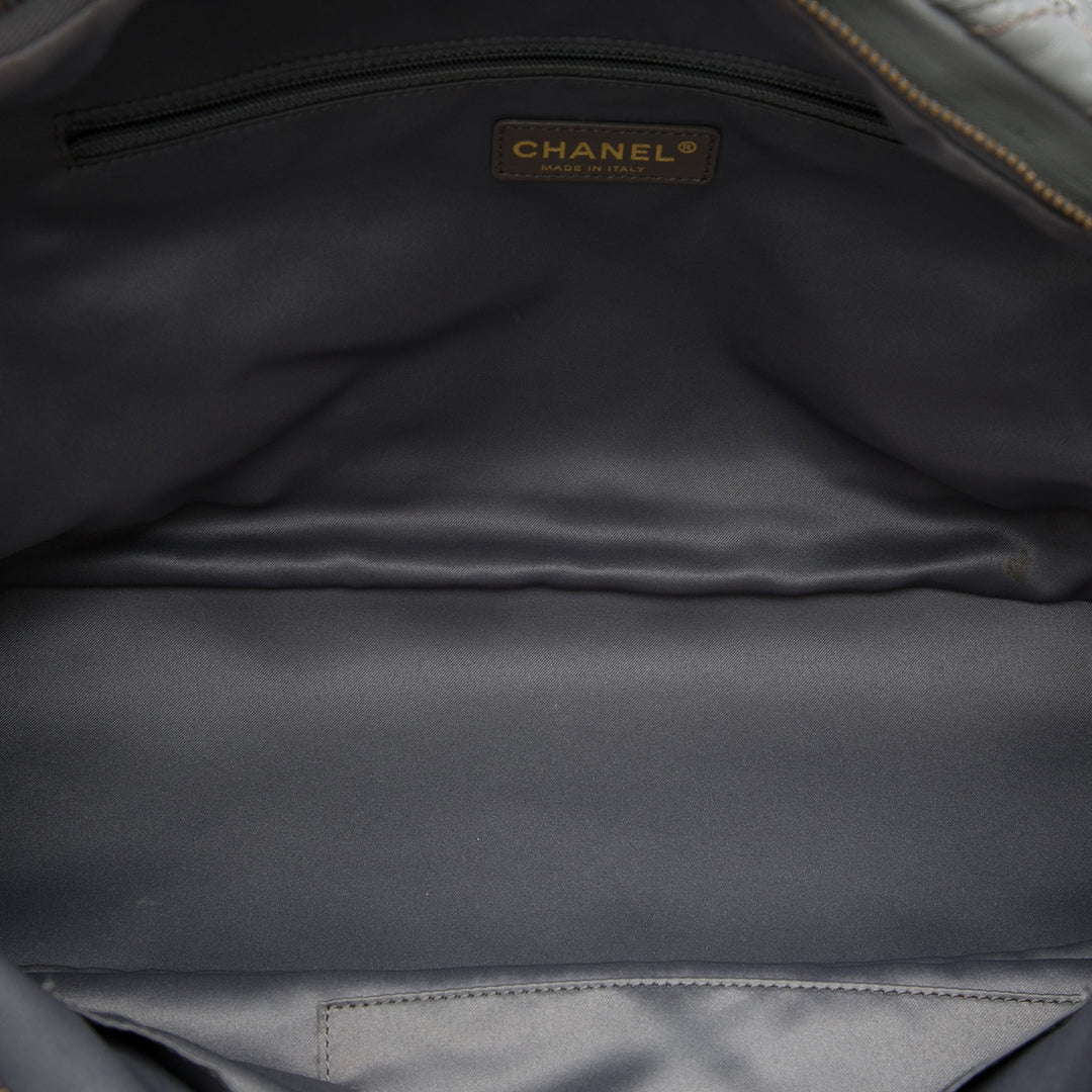 Chanel CC Matelassé Cuir de veau Triptych Cabas