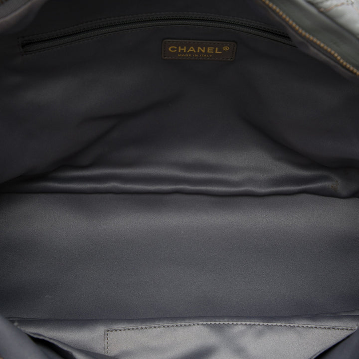 Chanel CC Matelassé Cuir de veau Triptych Cabas