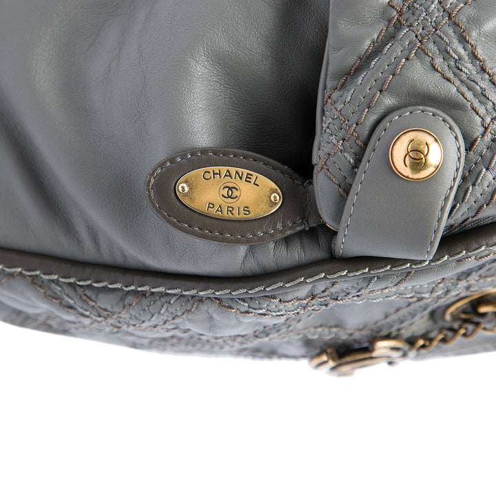 Chanel CC Matelassé Cuir de veau Triptych Cabas