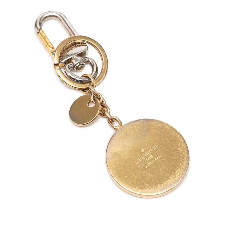 Louis Vuitton plaqué et Resin LV Circle Key Holder et Bijou de sac