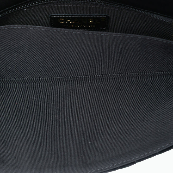 Chanel Paris Hamburg Matelassé Velours Pochette