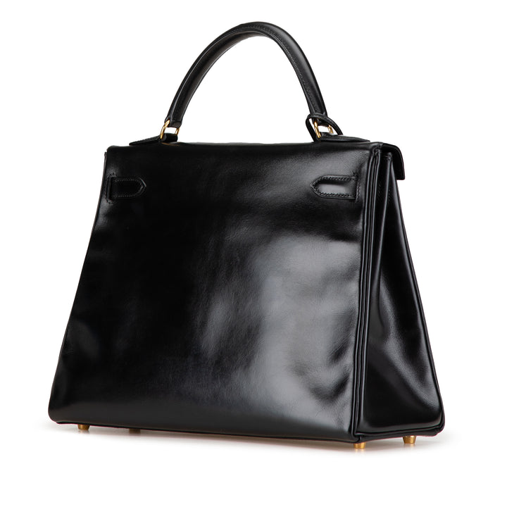 Box Calf Kelly Retourne 32 Black - Gaby Paris