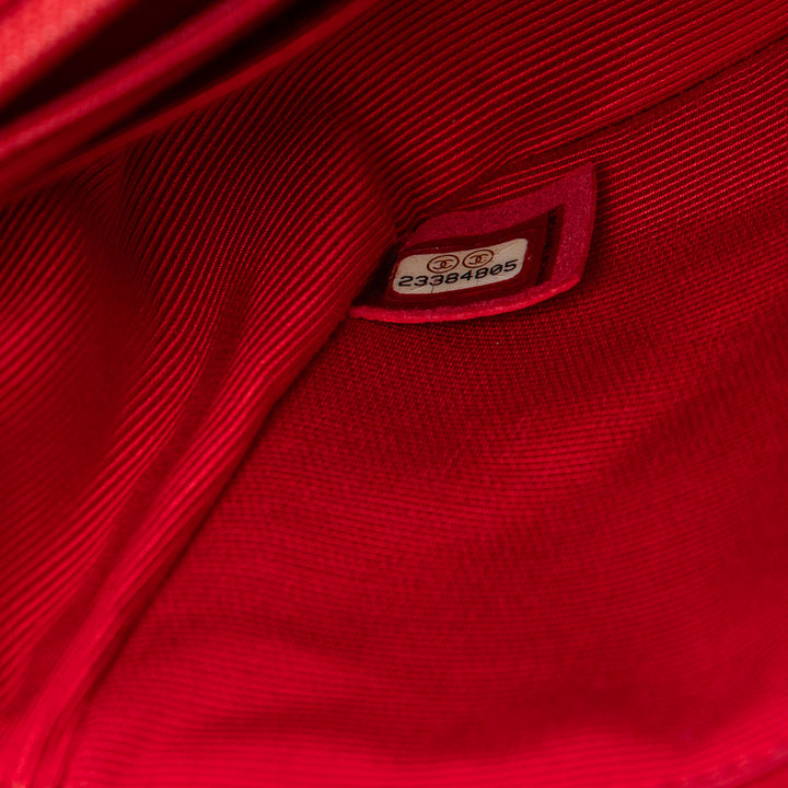 Chanel Mini Square Classic Velours Simple rabat