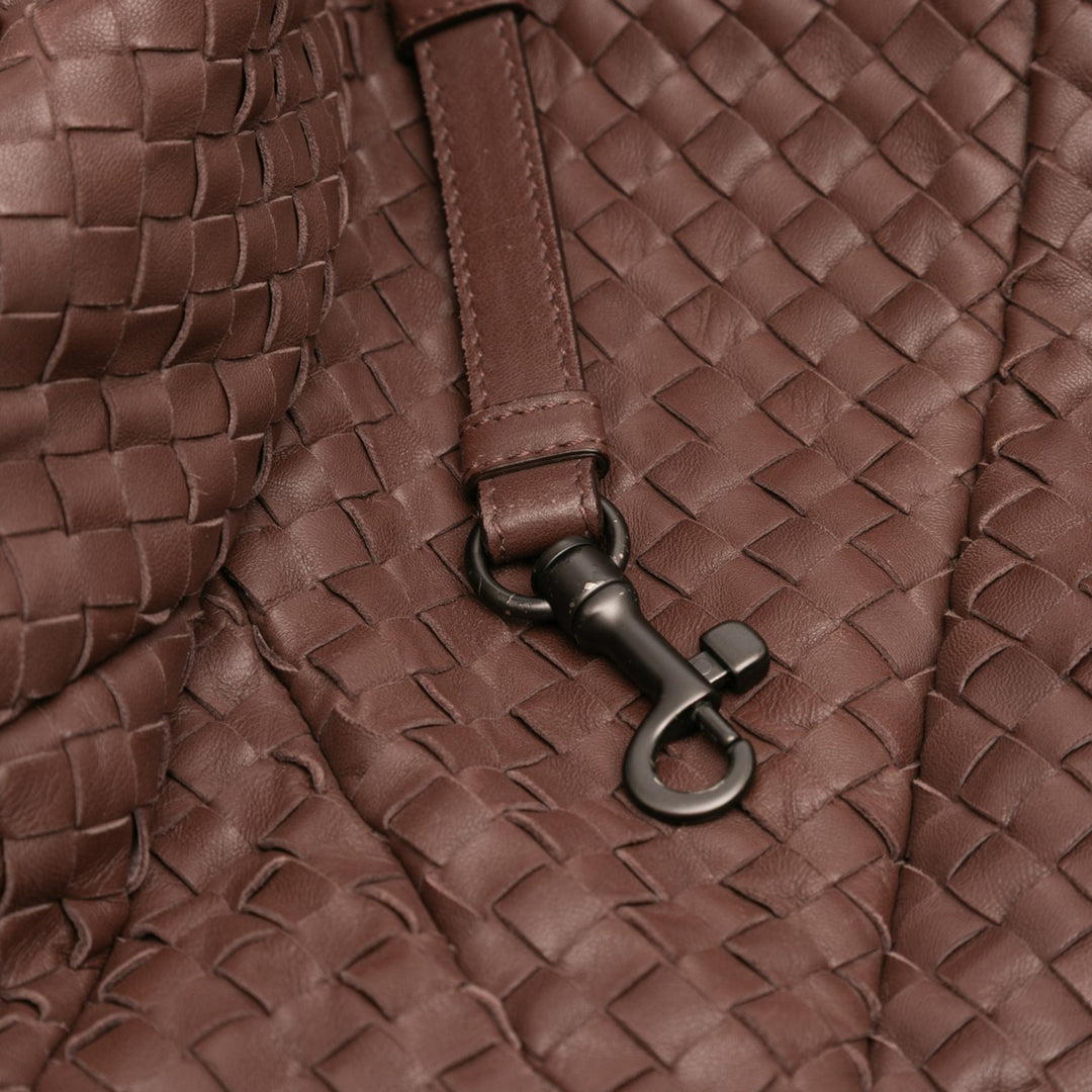 Bottega Veneta Large Nappa Intrecciato Campana Hobo Marron