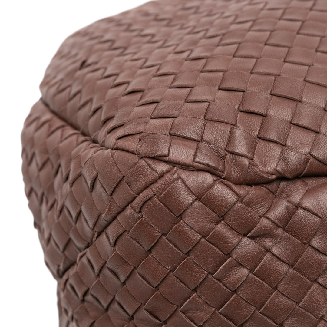 Bottega Veneta Large Nappa Intrecciato Campana Hobo Marron