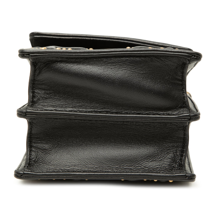 Dior clouté Cuir Vertical Diorama Sac porté croisé