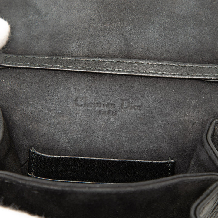 Dior clouté Cuir Vertical Diorama Sac porté croisé