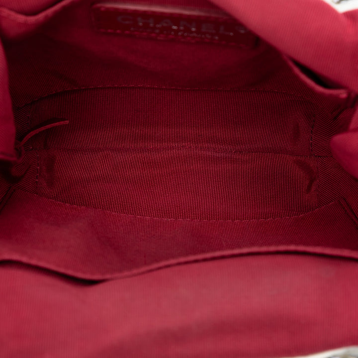 Chanel Small Bicolor Matelassé Cuir de veau Gabrielle Bucket Sac